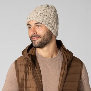 San Diego Hat Co. Men’s OS Wool Blend Cable Knit Cuffed Beanie